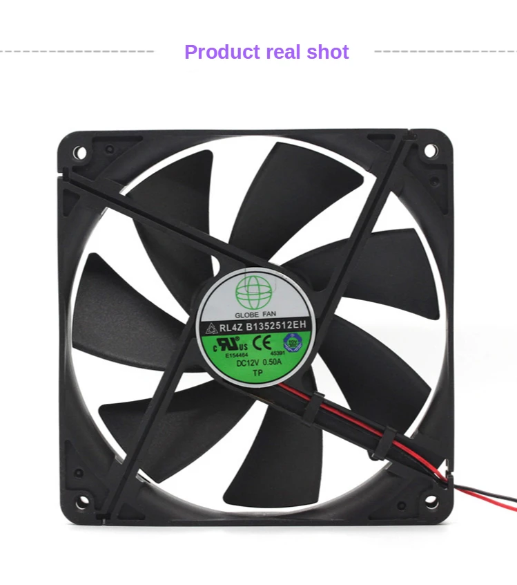 Ventilador de globo RL4Z B1352512EH ángulo lateral