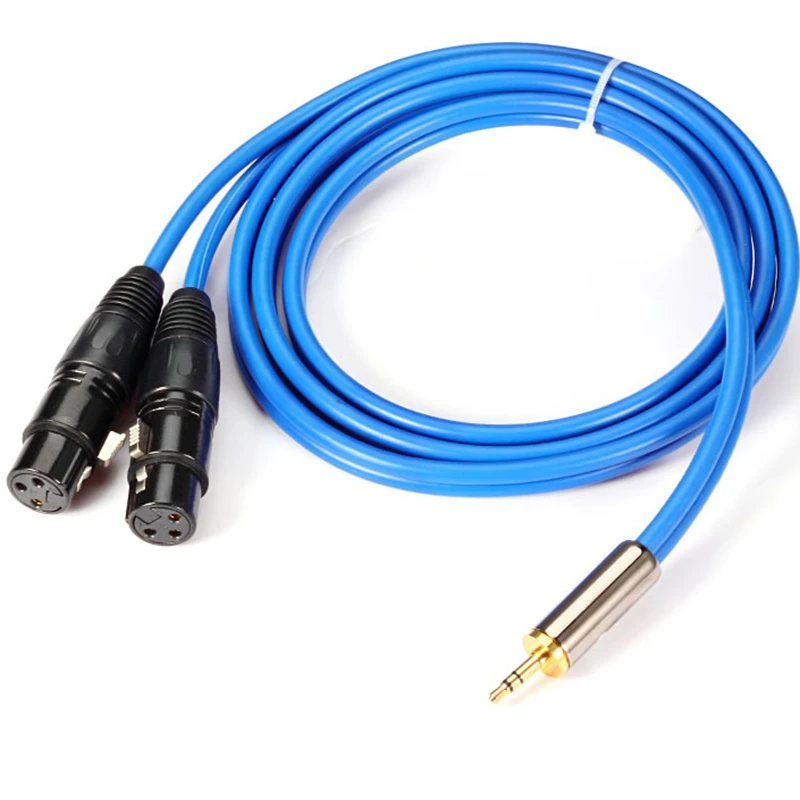 Cable OFC Jack 3,5mm a XLR Dual Hembra Alta Fidelidad - imagen 3