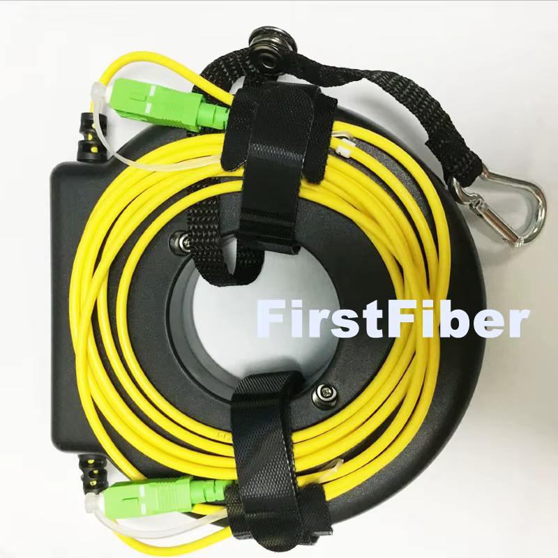 Caja de lanzamiento OTDR con fibra monomodo