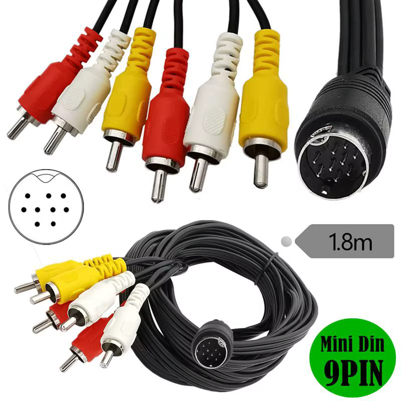 Detalle de los conectores RCA