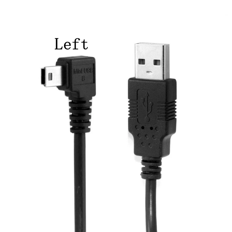 Cable USB A Mini B angular – Carga y sincronización - imagen 4