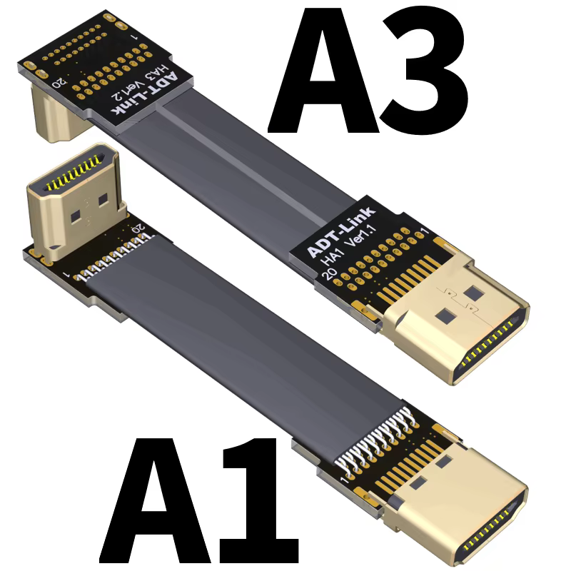 Cable HDMI plano flexible para instalaciones compactas