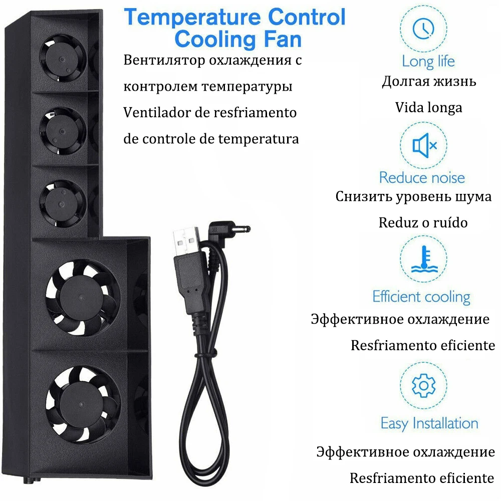 Soporte Base Sony PS4 / PS4 Pro Delgado con Ventilación - imagen 3