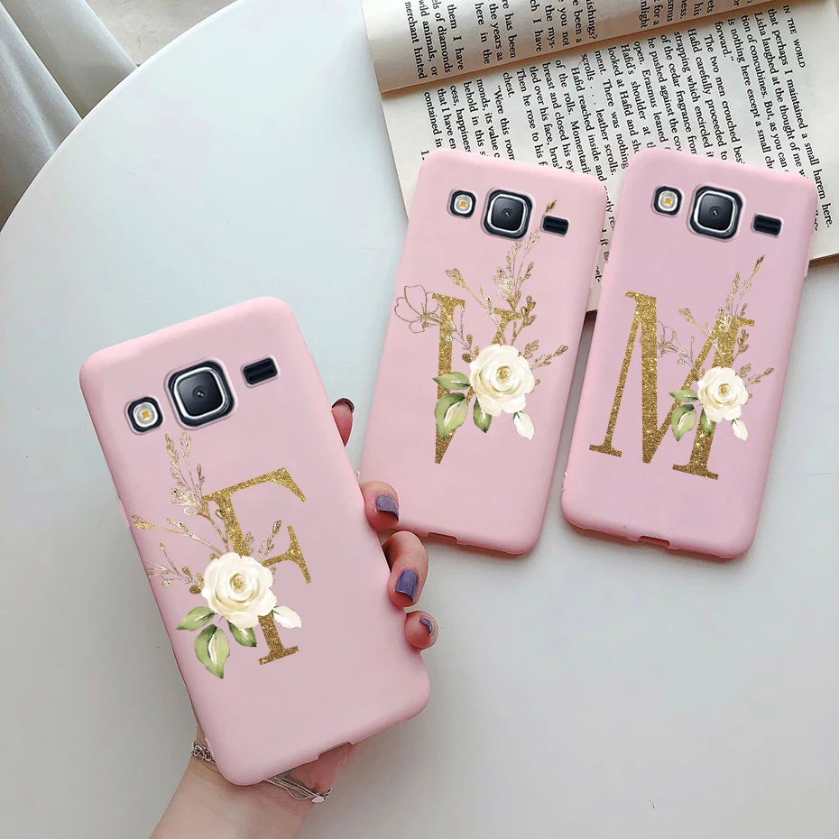 Samsung Galaxy Grand Prime – Funda de Silicona con Letras - imagen 2