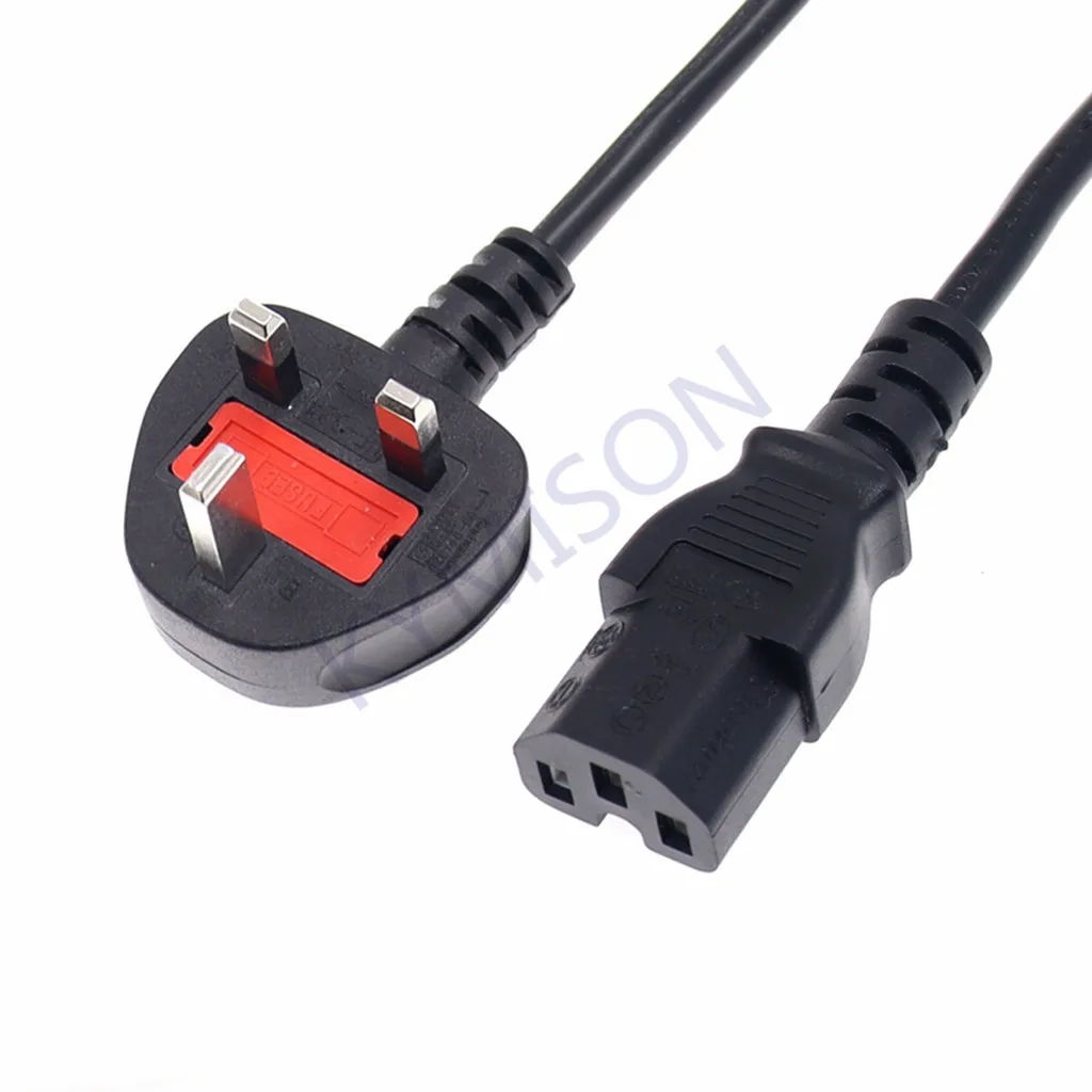 Cable de alimentación con enchufe BS1363 y conector IEC320 C15
