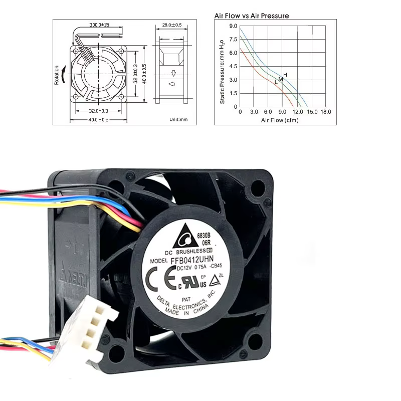 Ventilador 12V 0,75A instalación