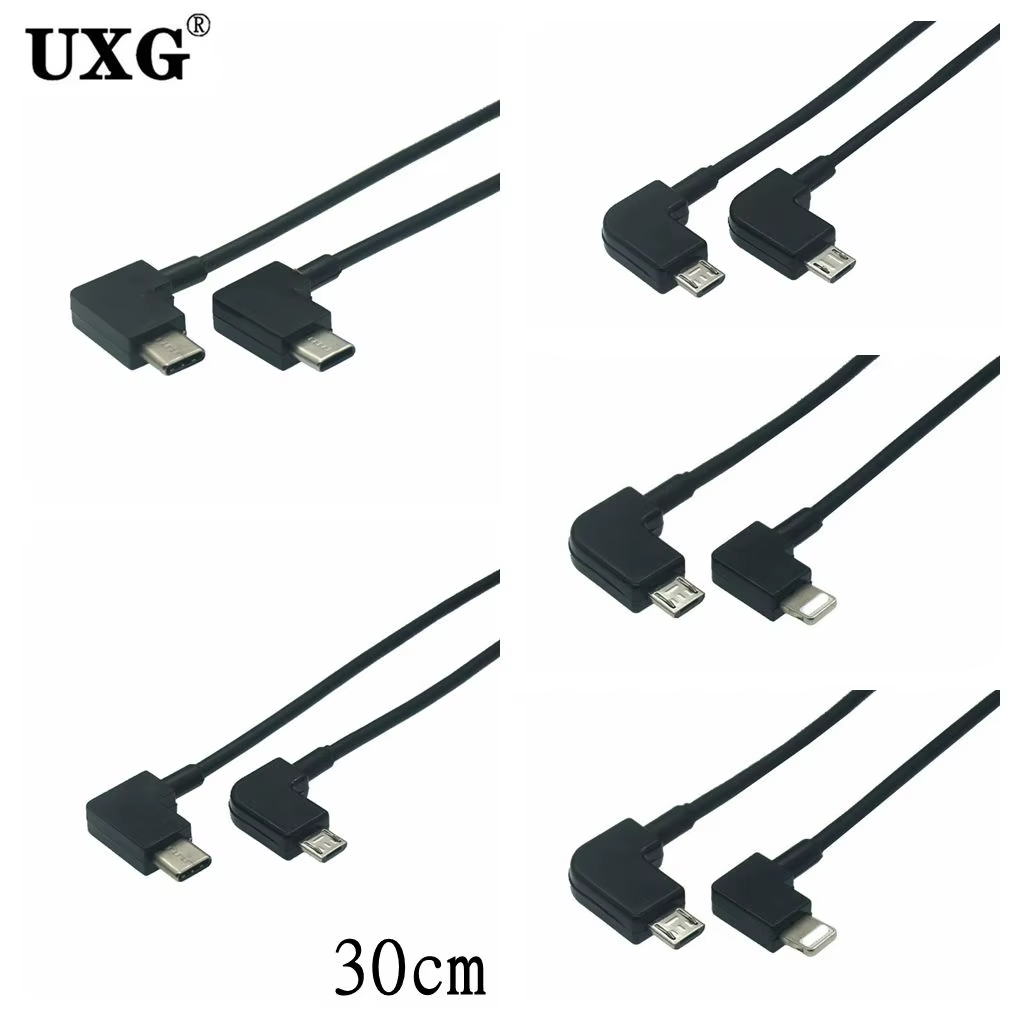 Conector USB-C de ángulo 90° UXG
