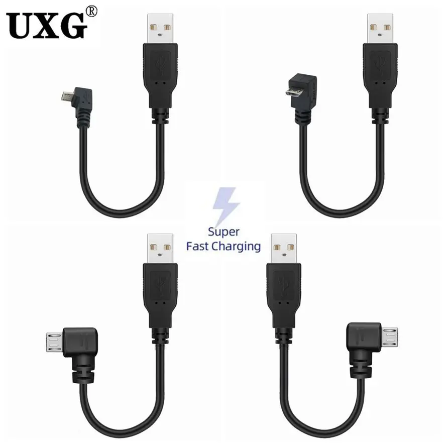 Cable Micro USB Angular 90º Samsung Carga Rápida - imagen 5