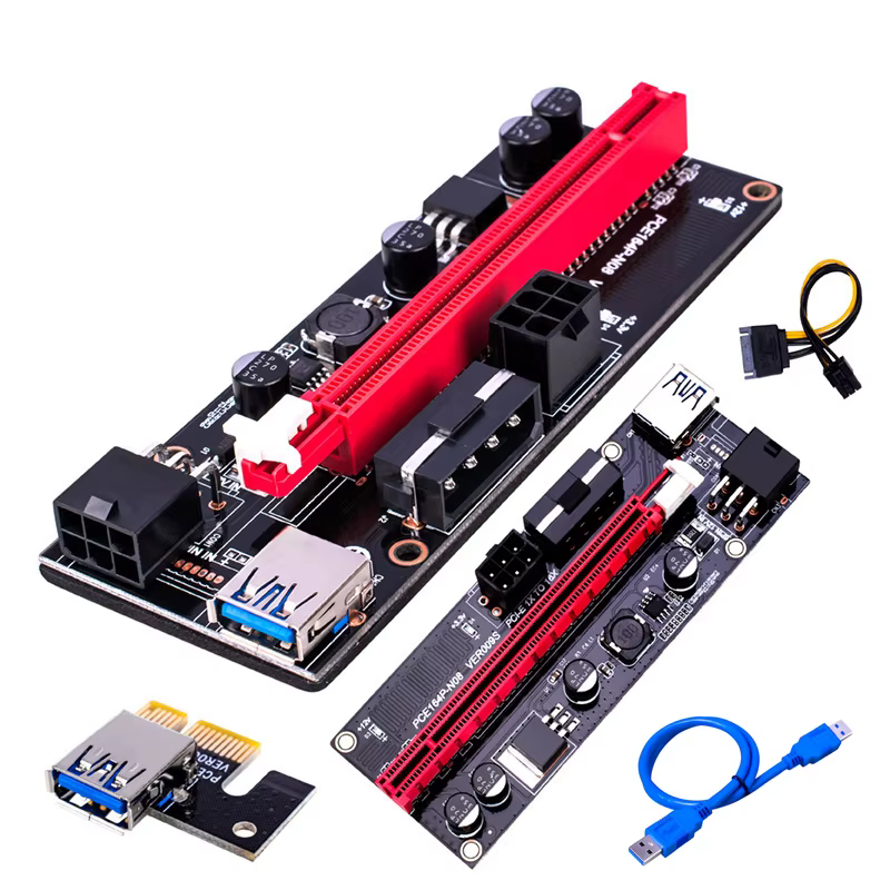 Extensor PCIe Ver009S con cableado