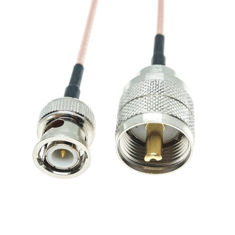Detalle del conector BNC macho