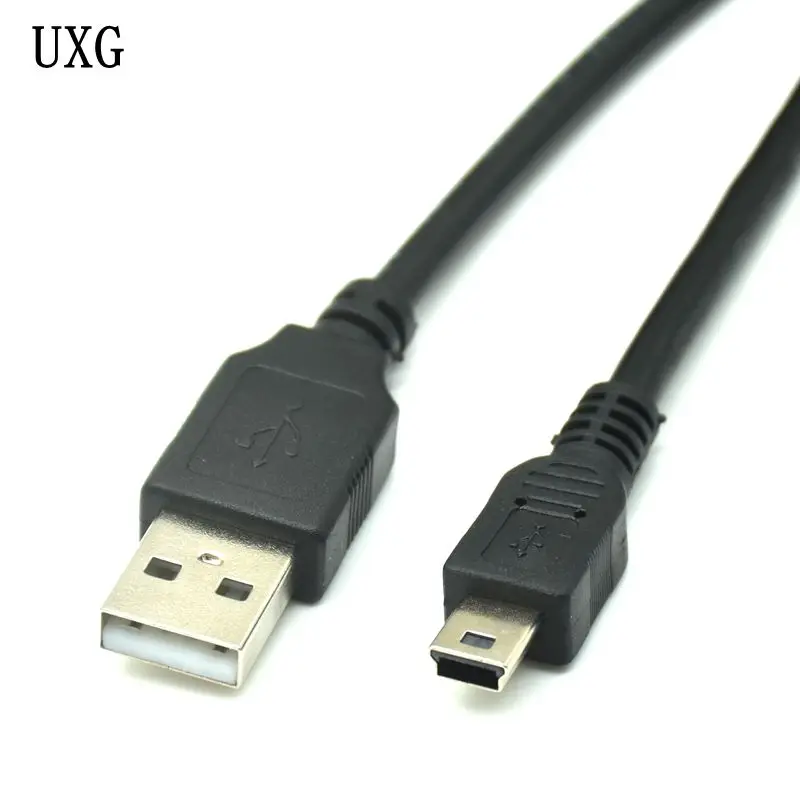 Cable USB Mini para MP3 MP4 DVR GPS Cámara HDD – Carga y Datos Rápidos