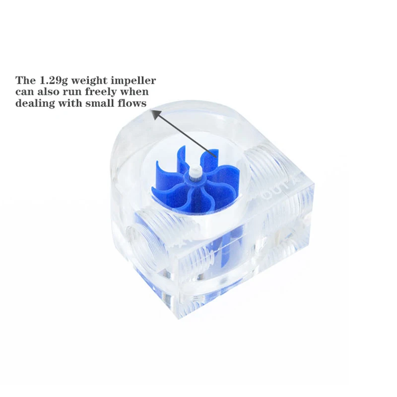Medidor Caudal Refrigeración Líquida LSJ-PM2A – Semi Circular para PC - imagen 3