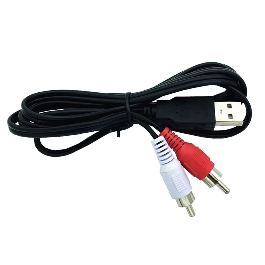 Conectores RCA macho del cable