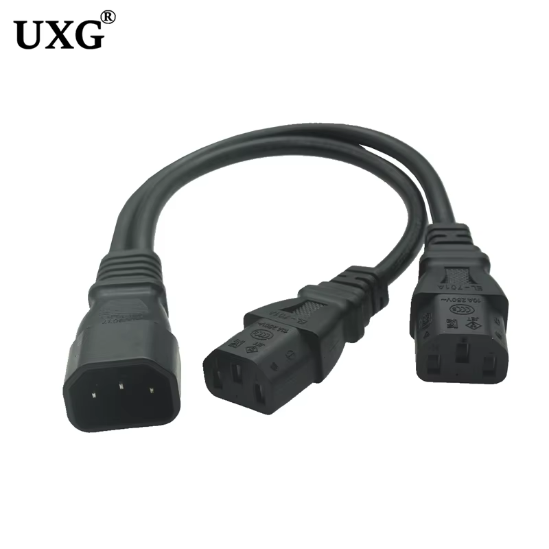Cable UXG 30 cm - C14 a 2× C13