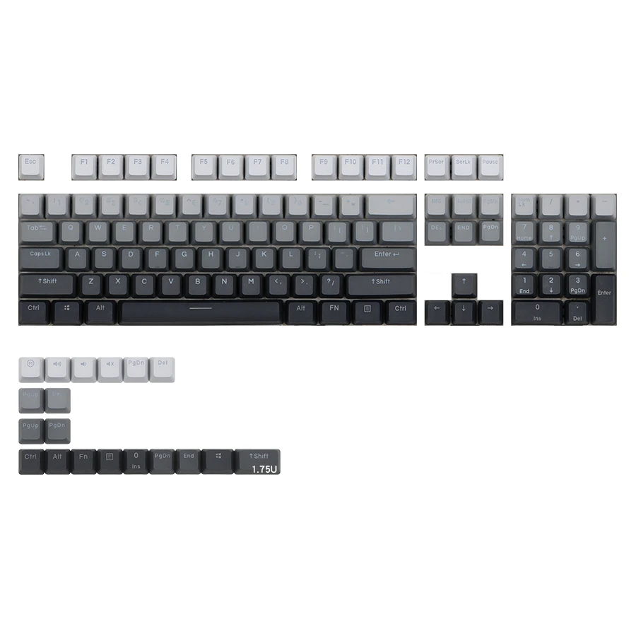 Juego Teclas PBT Perfil OEM 87/104 – Teclado Mecánico Retroiluminado - imagen 2