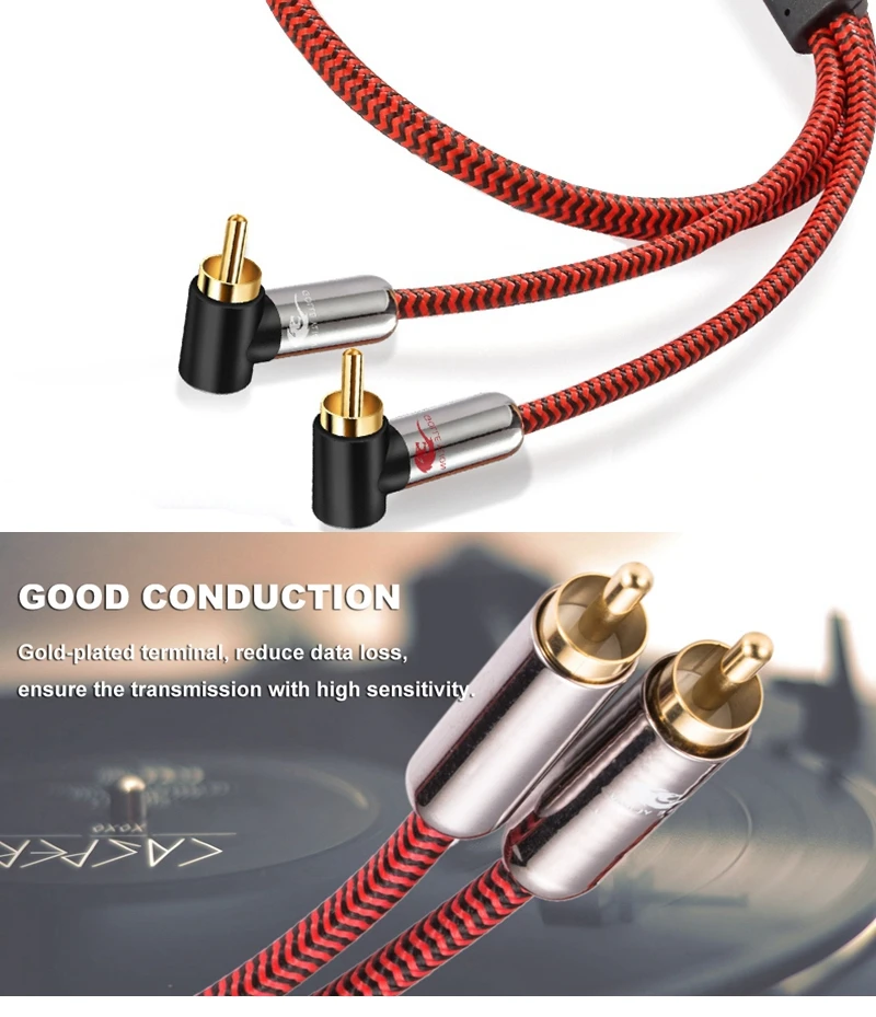 Detalle del conductor OFC con blindaje dual