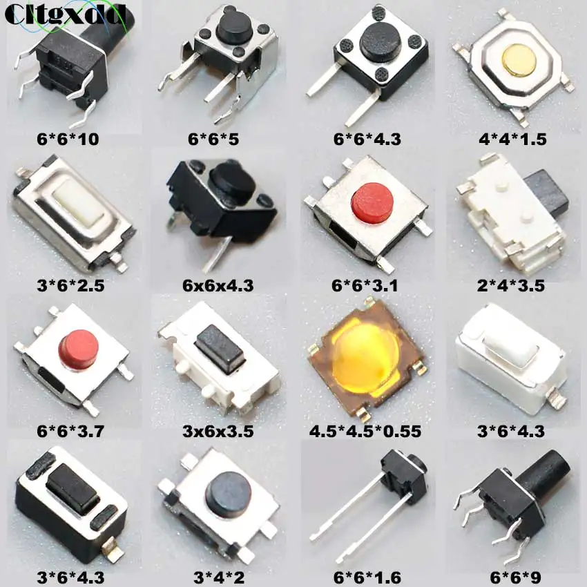 Kit de 100 micropulsadores para control remoto