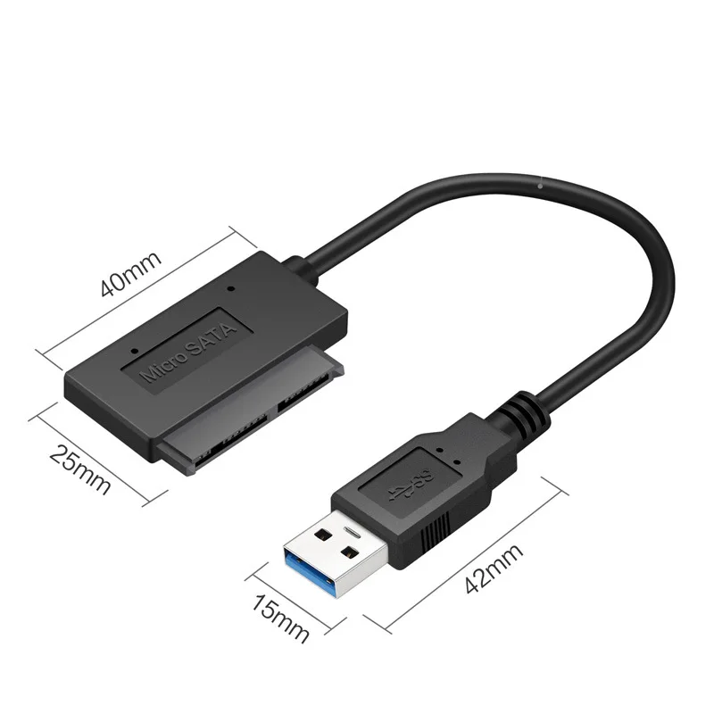 Adaptador USB 3.0 a mSATA – Conversor SSD Disco Duro Externo - imagen 3
