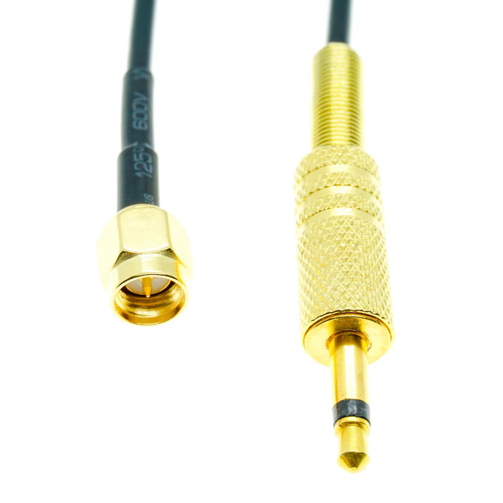 Detalle del conector SMA macho