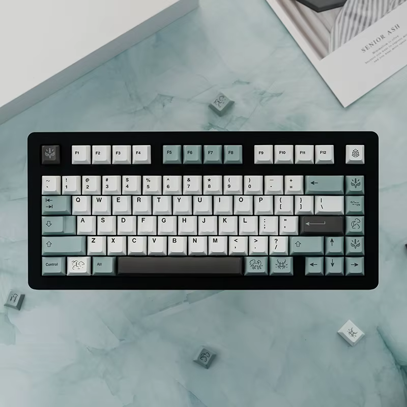 Conjunto completo de 145 teclas para personalización de teclado mecánico