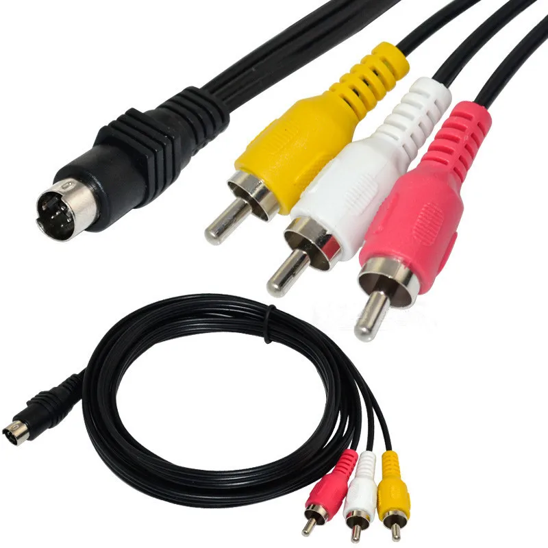 Cable S-Video 7 Pines a RCA Audio Video – 1,5 Metros - imagen 4