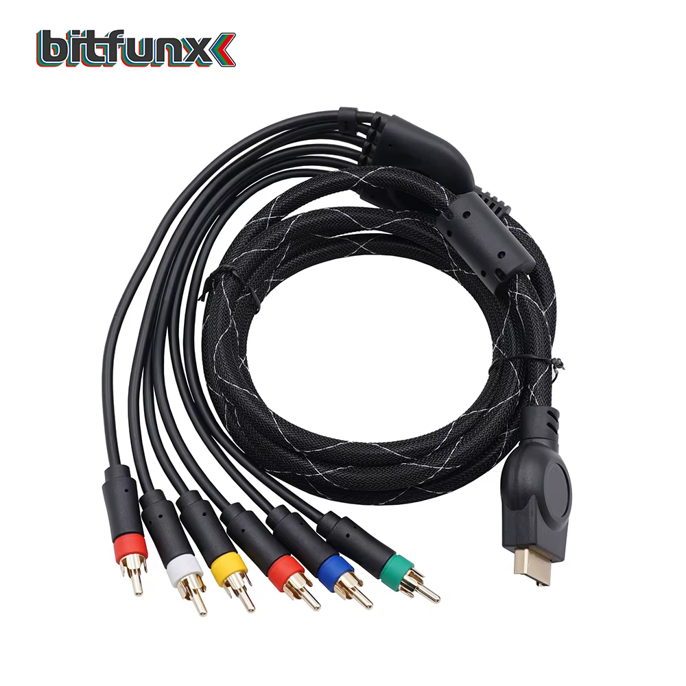 Cable Bitfunx conectado a consola PS2/PS3