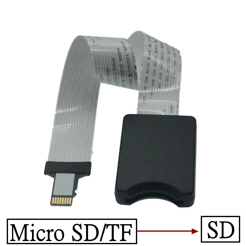Lector de tarjetas SD con cable de extensión