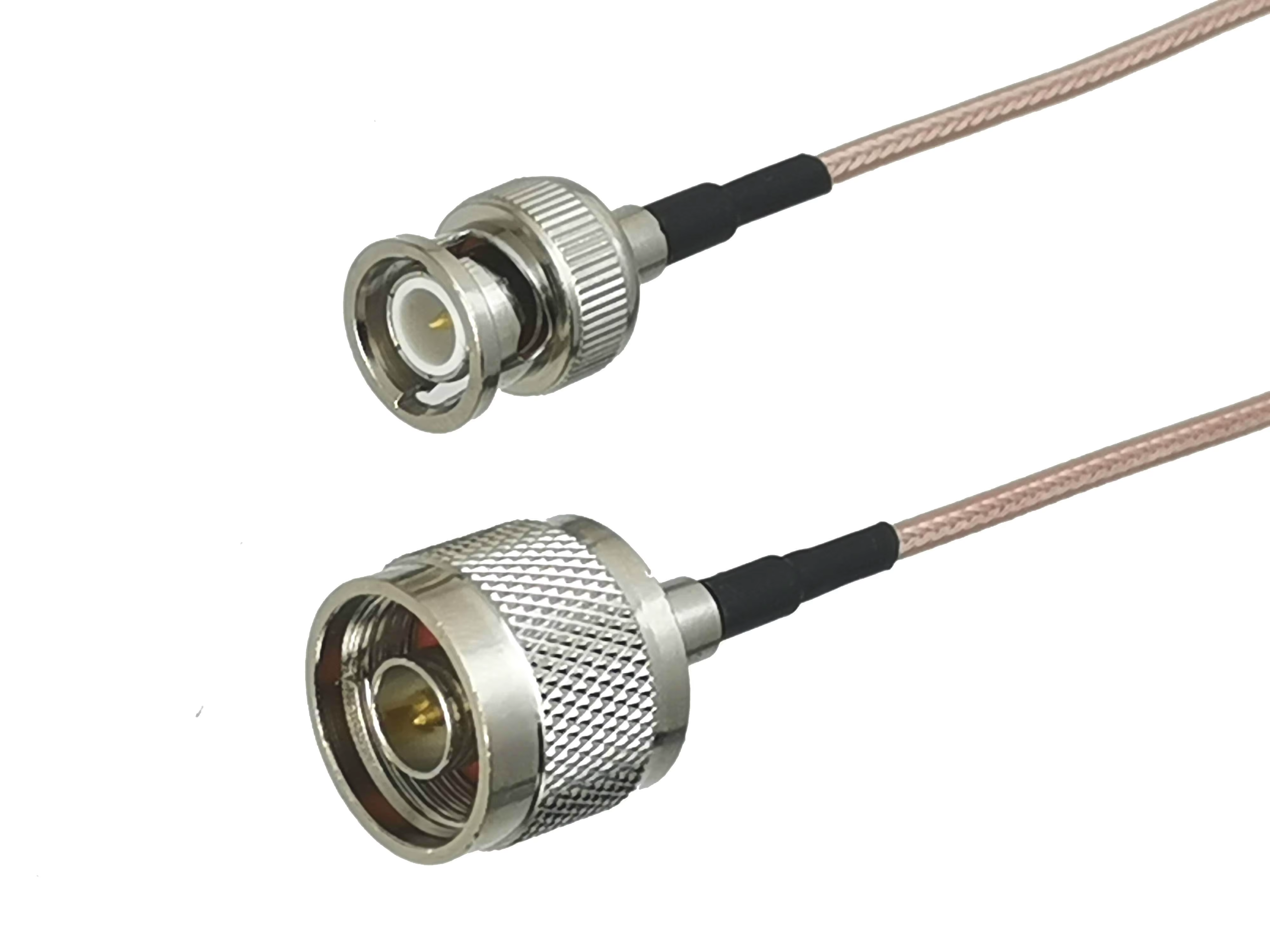 Detalle del conector BNC macho