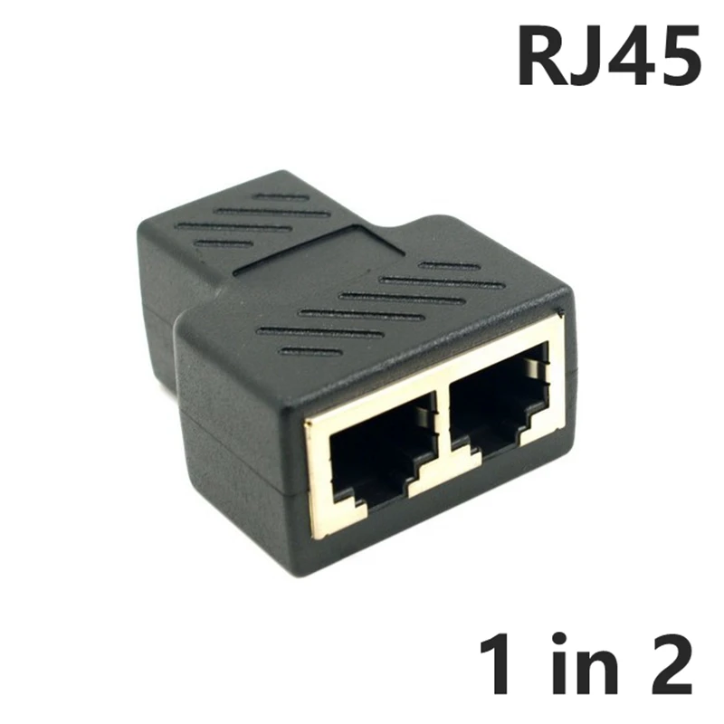 Adaptador Divisor RJ45 Ethernet para Ordenador Portátil Modular