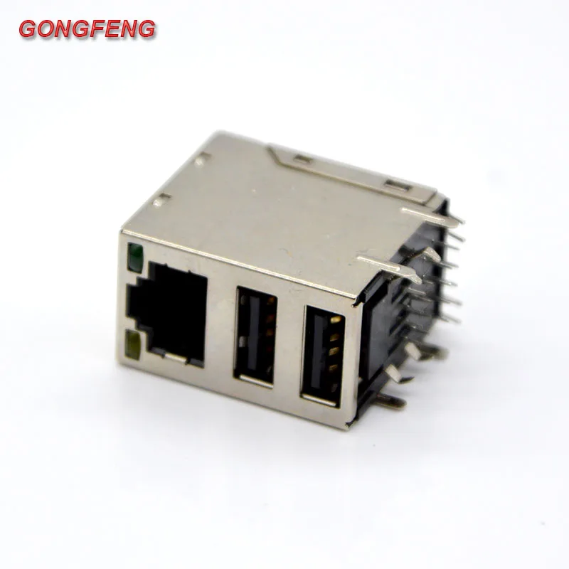 Módulo Conector USB Doble RJ45 – PCB Placas Circuito Impreso</answer> - imagen 4