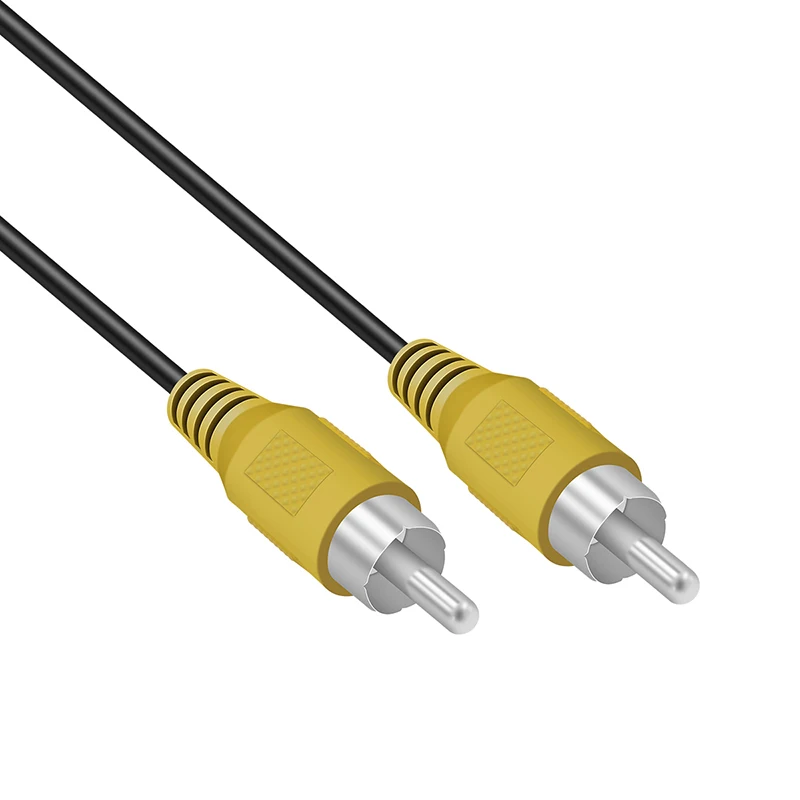 Cable RCA amarillo a amarillo para conexión de vídeo