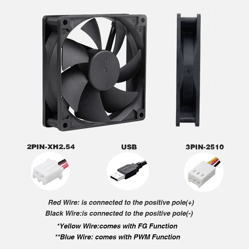 Ventilador 92mm Sin Escobillas para PC y CPU Silencioso - imagen 3