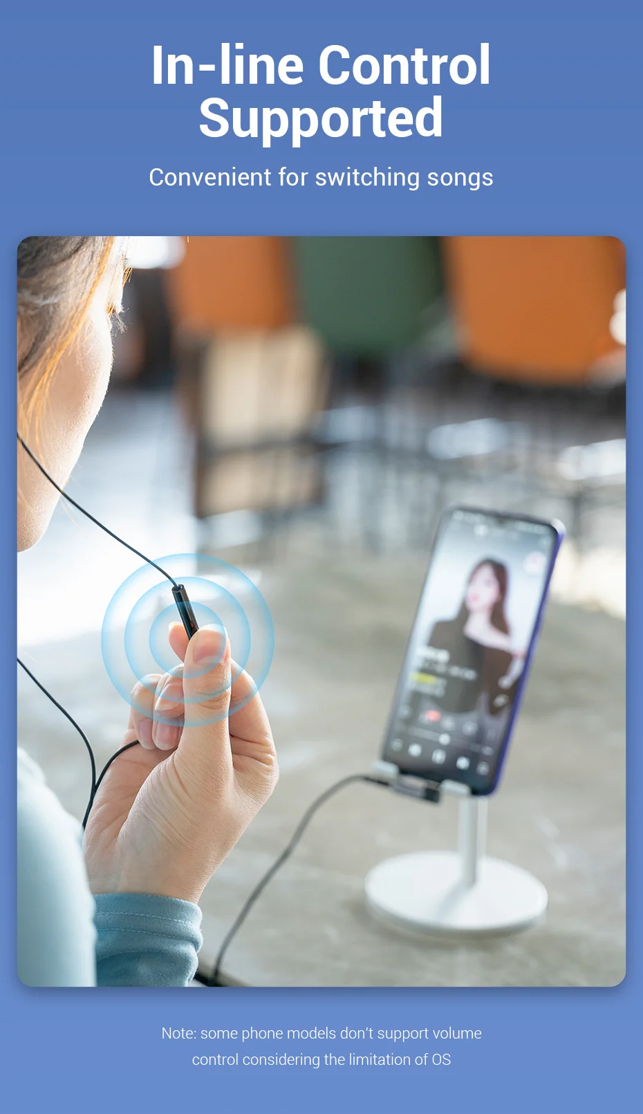 Calidad de sonido Hi-Fi y control en línea