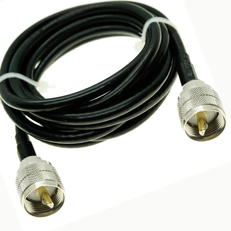 Cable coaxial RG58 con conectores UHF macho
