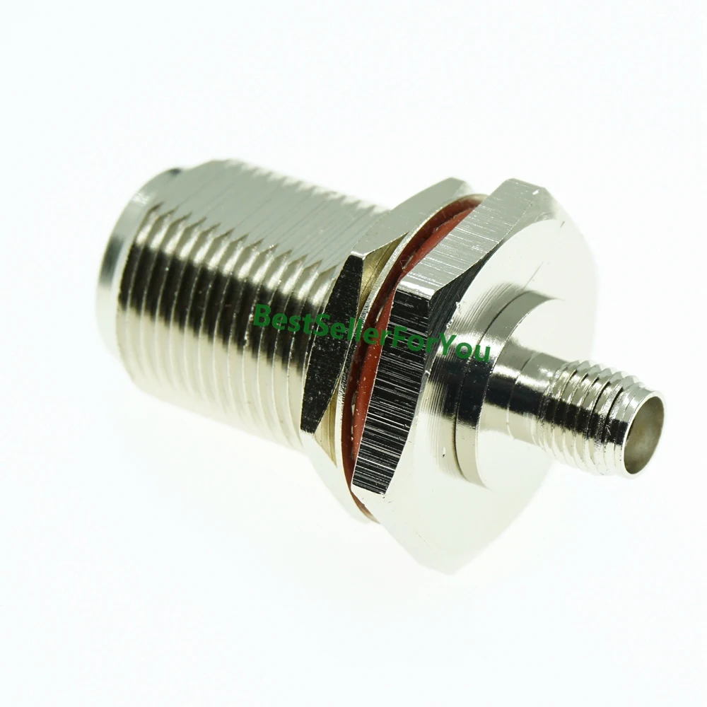 Conector hembra SMA a hembra tipo N con tuerca de mampara