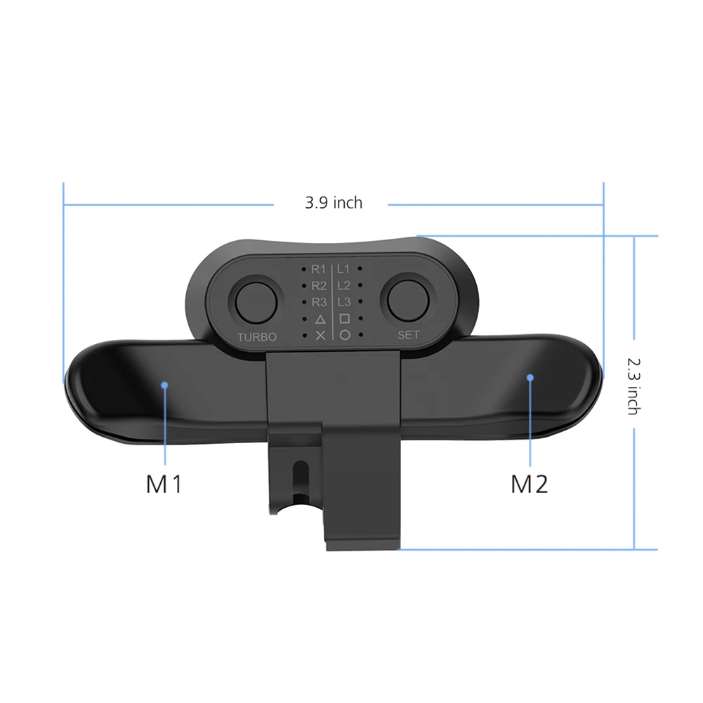 Adaptador de botones traseros PS4 DualShock 4 con Turbo - imagen 4