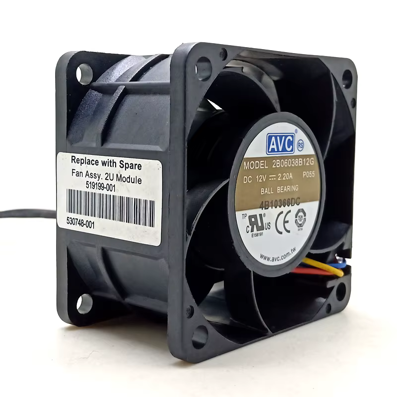 Rodamiento de doble bola en ventilador 60x60x38mm
