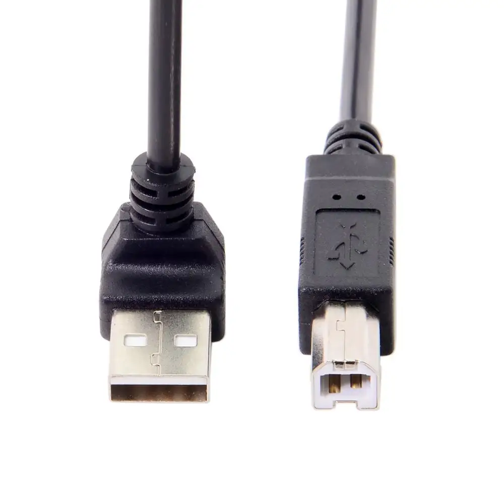Cable USB 2.0 Tipo B Macho Ángulo Recto para Impresora y Disco Duro - imagen 3