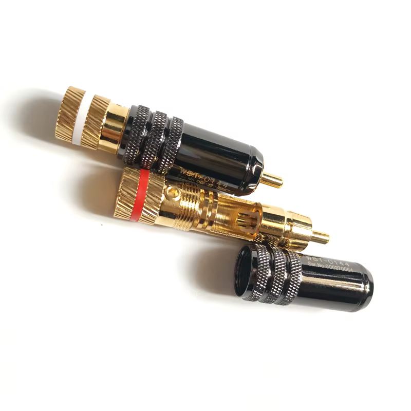 Cable RCA Hi-Fi con Conectores Chapados en Oro