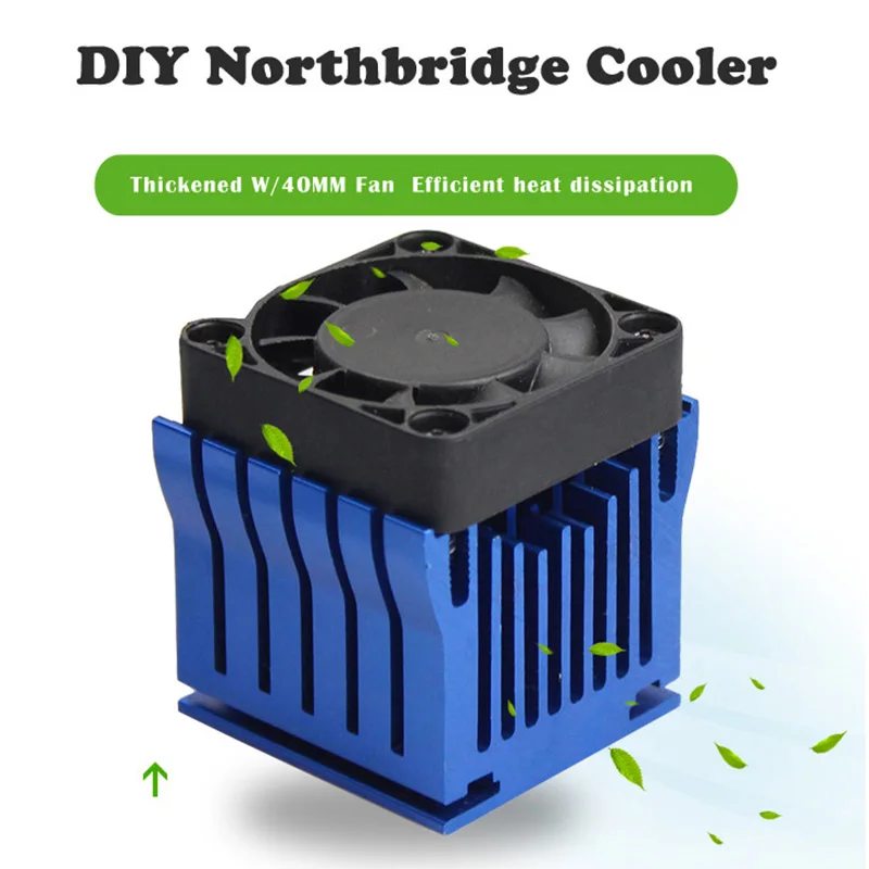 Disipador de calor YOUNUON con ventilador instalado