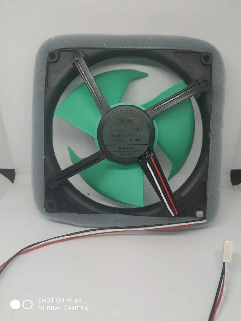 Ventilador refrigerador SXDOOL vista frontal