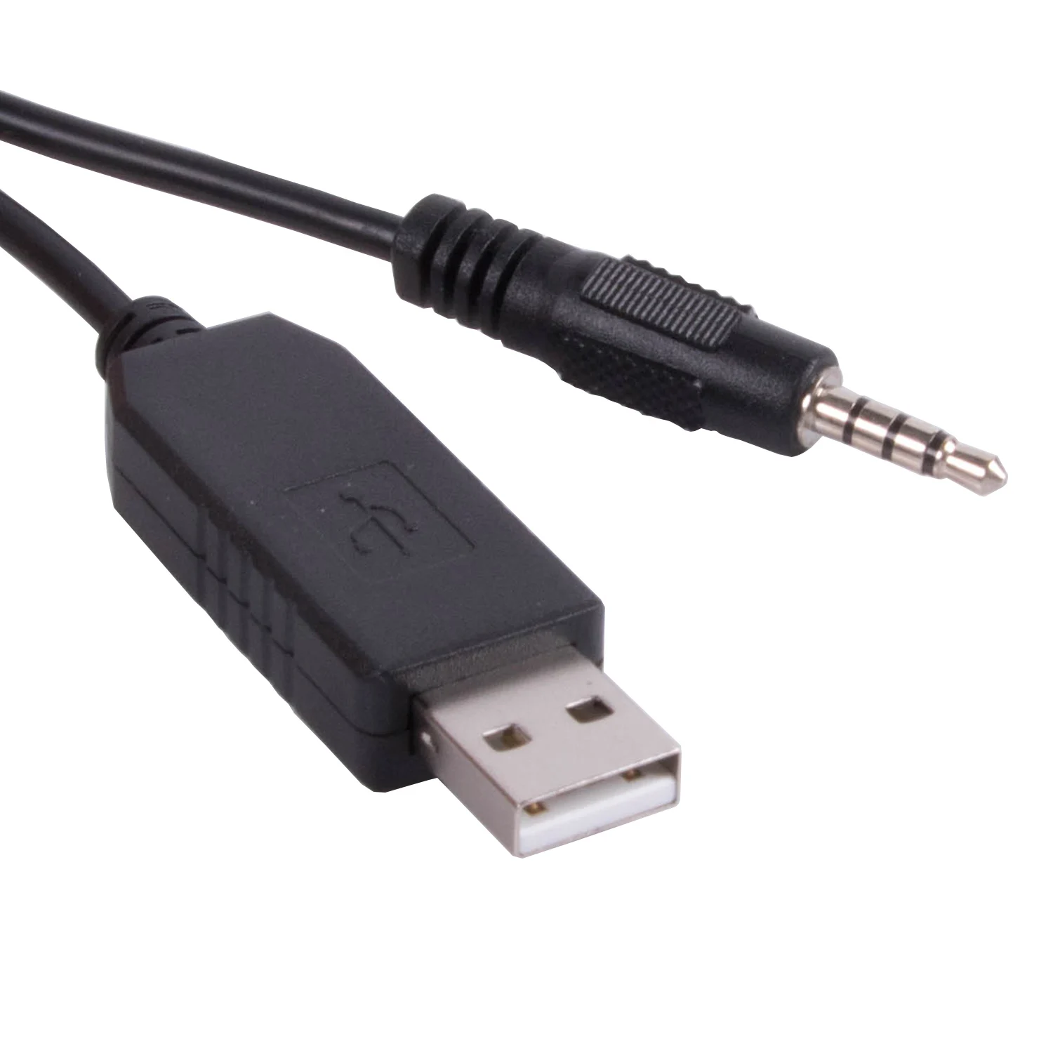 Vista del conector 3.5mm del adaptador PL2303GT