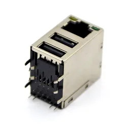 Módulo Conector USB Doble RJ45 – PCB Placas Circuito Impreso</answer>