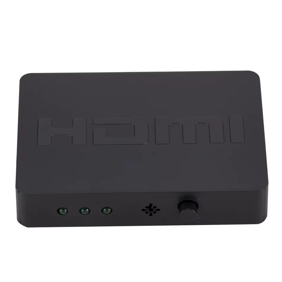Divisor HDMI 3x1 en negro