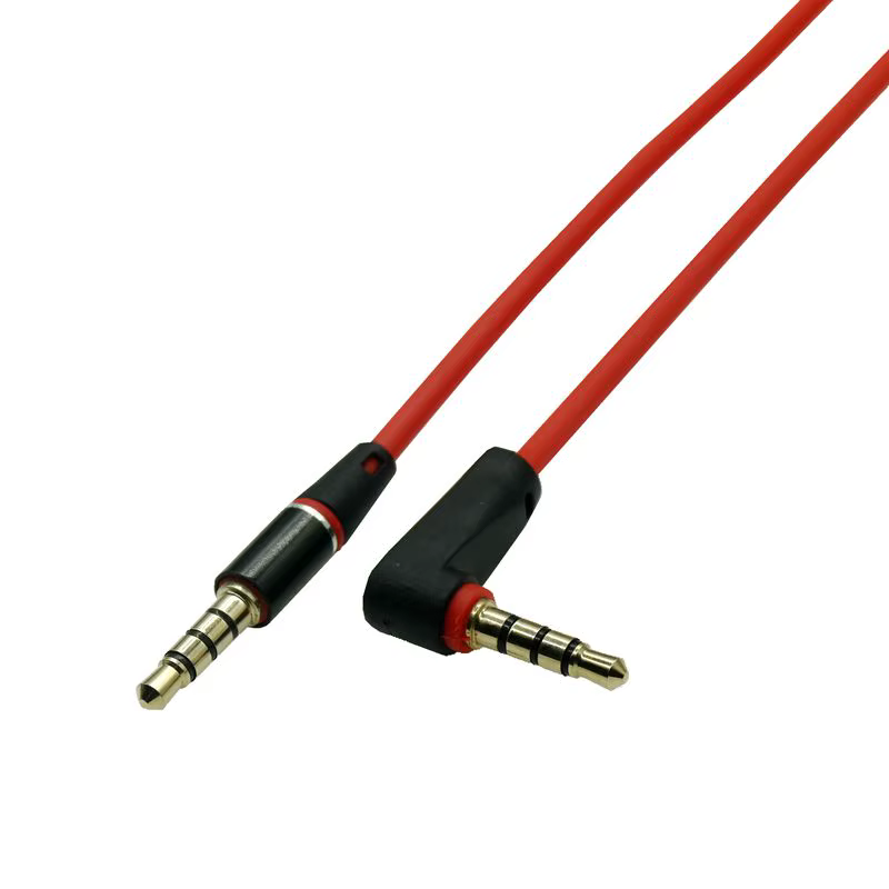 Conector en ángulo recto de 90 grados vista lateral