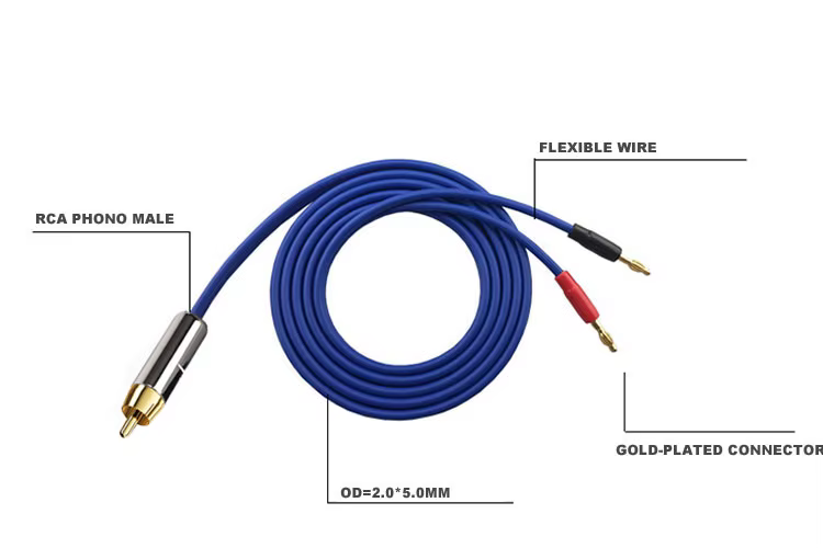 Detalle del conector banana