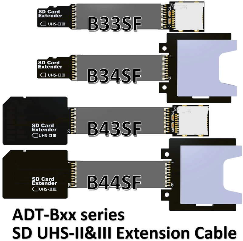 Ejemplo de cable extensor UXG conectado a una placa de desarrollo