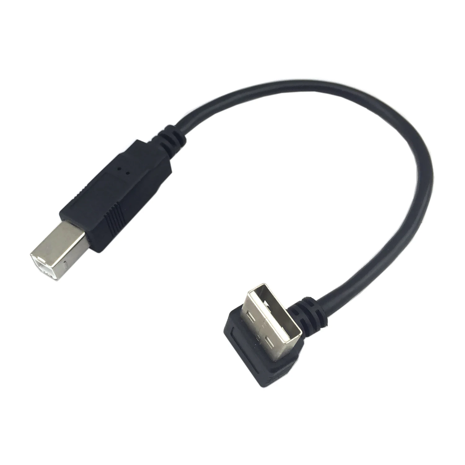 Cable USB 2.0 Tipo B Macho Ángulo Recto para Impresora y Disco Duro - imagen 4