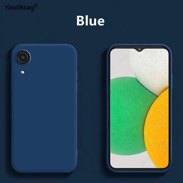 Vista frontal de la funda instalada en el teléfono