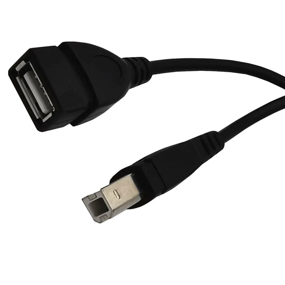 Cable USB hembra a macho vista frontal